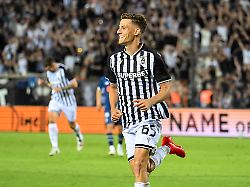 July 30 2026 Thessaloniki Greece PAOK S Giannis Konstantelias Celebrates After Scoring A Goal During A Europa League 2nd Qualifying Round Match Between PAOK FC And Dynamo Kyiv