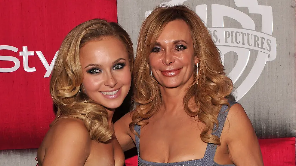 BEVERLY-HILLS-CA-JANUARY-11-Actress-Hayden-Panettiere-and-her-mother-Lesley-Vogel-arrive-at-the-InStyle-Warner-Bros-after-party-for-the-66th-Annual-Golden-Globe-Awards-held-at-the-Beverly-Hilton-Hotel-on-January-11-2009-in-Beverly-Hills-California