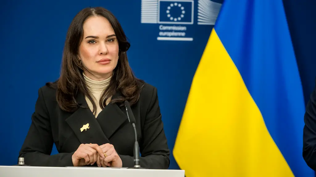 The-Deputy-Head-of-the-Office-of-the-President-of-Ukraine-Iryna-Mudra-holds-a-press-conference-at-the-European-Commission-headquarters-in-Brussels-Belgium-04-02-2025-following-meeting-of-the-Core-Group-on-the-Establishment-of-a-Special-Tribunal-for-the-Crime-of-Aggression-Against-Ukraine-by-Wiktor-Dabkowski