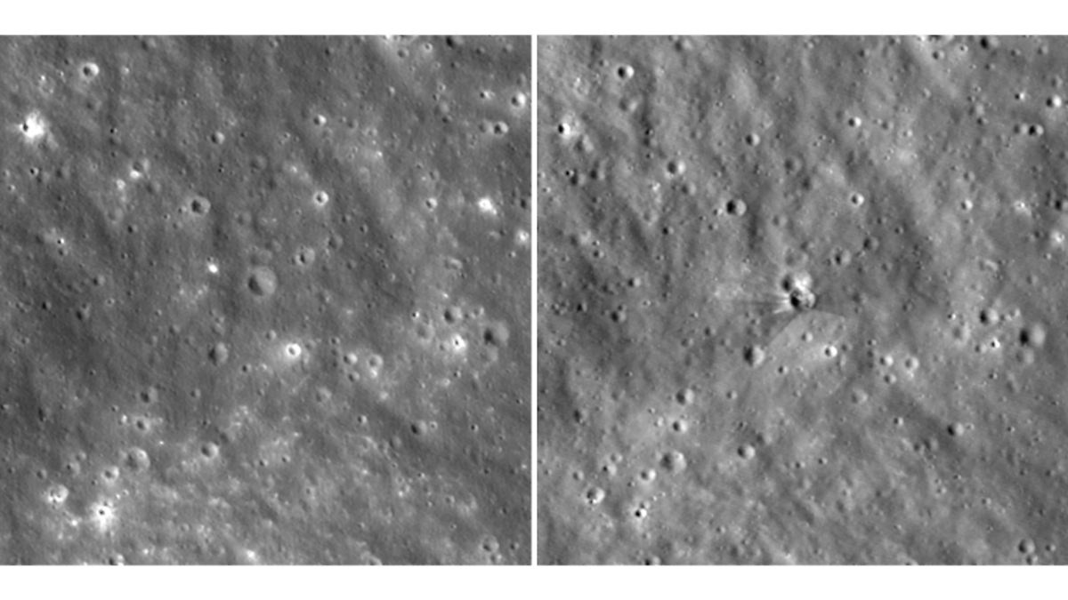 SpaceX-Einschlag mit Folgen: "Falcon 9" hinterlässt bei Aufprall neuen Krater auf dem Mond