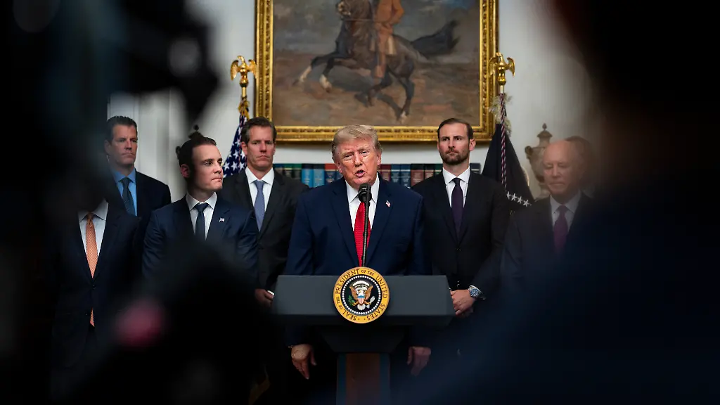 WASHINGTON-DC-AUGUST-19-US-President-Donald-Trump-speaks-during-a-meeting-with-crypto-and-prediction-market-executives-in-the-Roosevelt-Room-of-the-White-House-in-Washington-DC-US-on-Wednesday-Aug-19-2026
