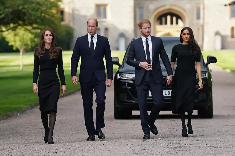 Duke-of-Sussex-40th-birthday-File-photo-of-the-Duke-of-Sussex-at-the-age-of-37-File-photo-dated-10-09-22-of-the-Princess-of-Wales-the-Prince-of-Wales-and-the-Duke-and-Duchess-of-Sussex-walk-to-meet-members-of-the-public-at-Windsor-Castle-in-Berkshire-following-the-death-of-Queen-Elizabeth-II-The-Duke-of-Sussex-will-celebrate-his-40th-birthday-on-Sunday-Issue-date-Friday-September-13-2024-See-PA-story-ROYAL-Harry