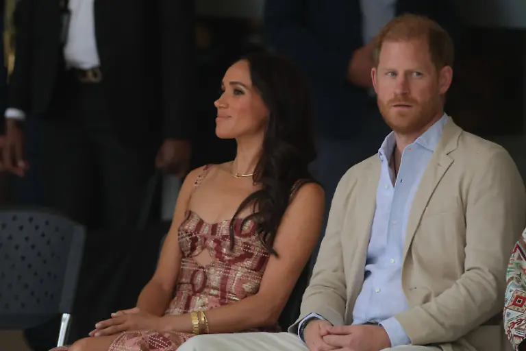 Prince-Harry-and-Meghan-Markle-visit-Colombia-BOGOTA-COLOMBIA-AUGUST-15-Britain-s-Prince-Harry-Duke-of-Sussex-and-Britain-s-Meghan-Duchess-of-Sussex-visit-Delia-Zapata-Art-Center-in-Bogota-Colombia-on-August-15-2024-Colombia-World-Editorial-use-only-Please-get-in-touch-for-any-other-usage