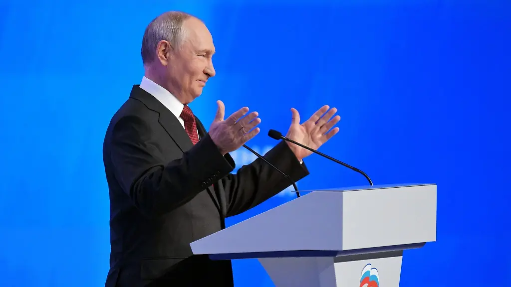 August-22-2026-Russia-Russia-Russian-Federation-Russian-President-Vladimir-Putin-delivers-a-speech-during-the-plenary-session-of-the-second-stage-of-the-23rd-congress-of-the-United-Russia-party-at-the-Megasport-Sports-Palace-in-Moscow-Russia-on-August-22-2026-Credit-Image-Russian-President-Official-APA-Images-via-ZUMA-Press-Wire