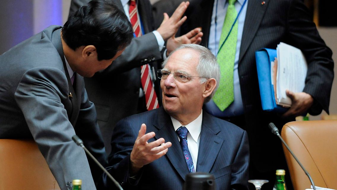 Wolfgang Schäuble sieht sich durch angelsächsische Medien falsch zitiert.