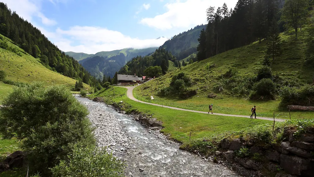 Der-Rappenalpbach-im-Allgaeu-war-durch-Baggerarbeiten-in-einen-Kanal-verwandelt-worden-Durch-neue-Arbeiten-ist-er-nun-wieder-im-Zustand-eines-Wildbachs