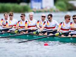 Bittere Durststrecke: Deutschland-Achter verpasst WM-Medaille
