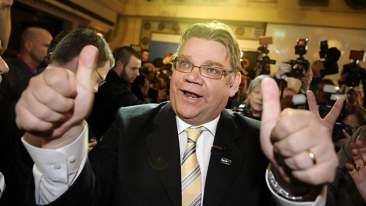 Mit nationalen Parolen erfolgreich: Timo Soini.