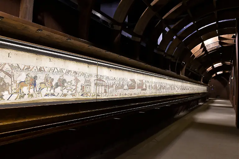 2025-07-09T085930Z_2005213025_RC29SG8FHBRP_RTRMADP_3_BRITAIN-FRANCE-BAYEUX-TAPESTRY