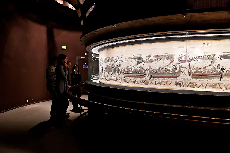 2025-07-09T085933Z_1512422444_RC2ASG87B9J8_RTRMADP_3_BRITAIN-FRANCE-BAYEUX-TAPESTRY