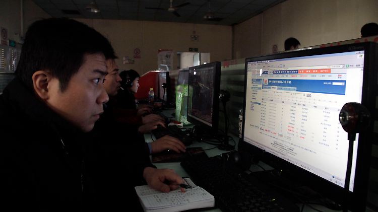 Keine Insel der Freiheit: Internetcafé in Peking.
