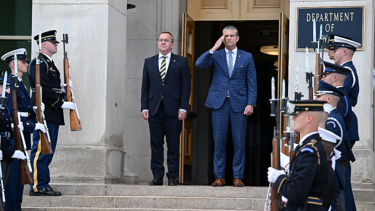 Hegseth empfängt Pistorius mit lobenden Worten
