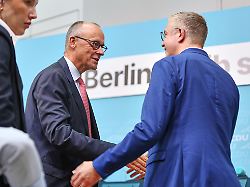 Wahlkampfabschluss CDU Berlin: Merz legt seinen eigenen Endspurt ein