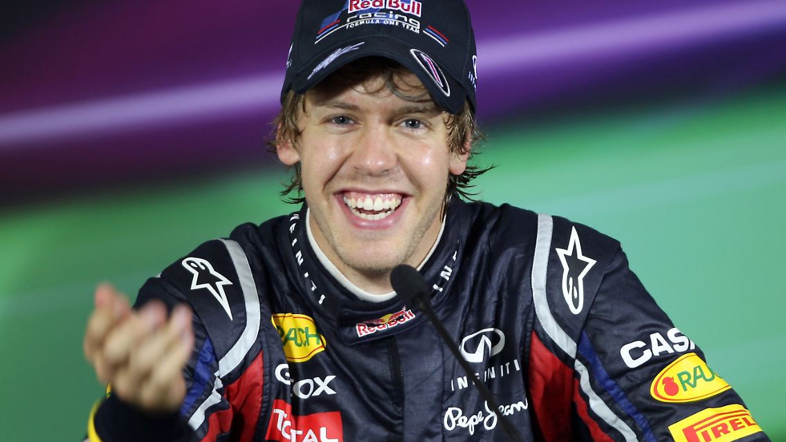 "Wenn man nicht seine 100 Prozent bringt, dass es immer jemand anderen gibt, der einem auf der Nase rumtanzt": Sebastian Vettel.