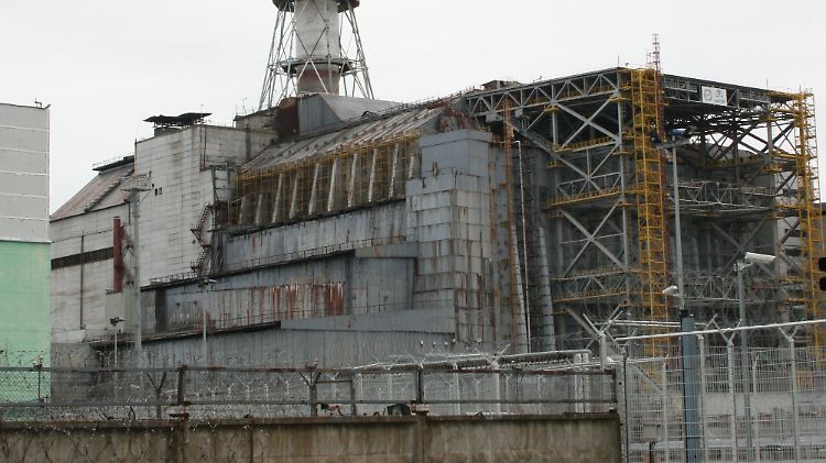 Der Unglücksreaktor 4 von Tschernobyl.