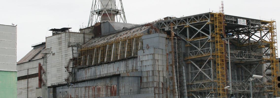 Der Unglücksreaktor 4 von Tschernobyl.