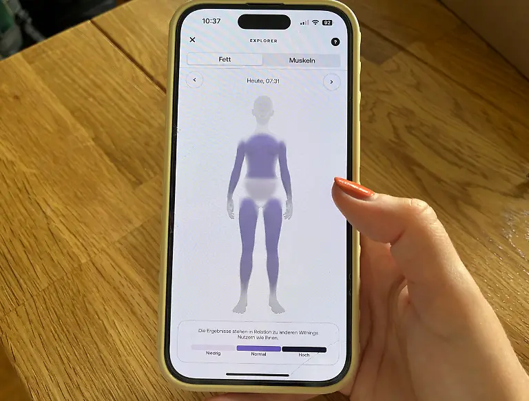 Withings Körperprofil