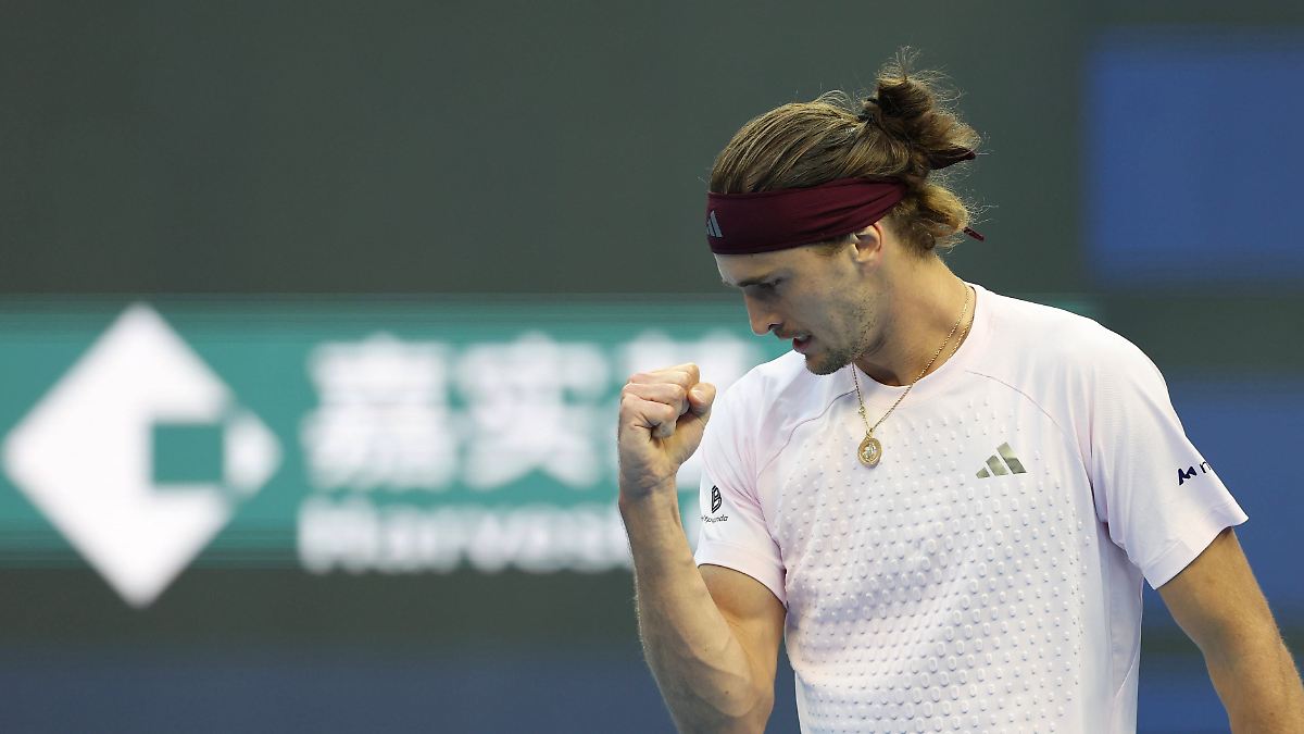 Photo: n-tv.de Zverev beats Shang to face unbeaten Djokovic in Beijing quarterfinals