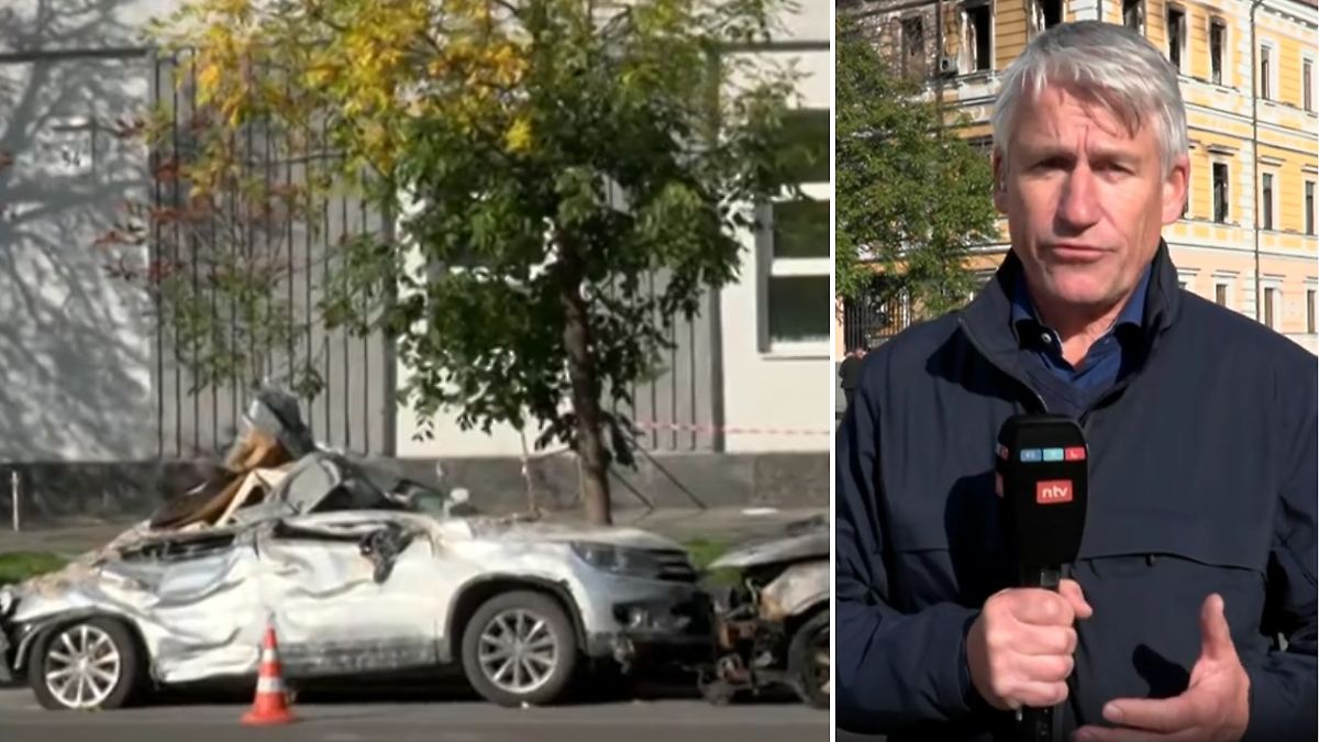 Bundeskanzler besucht Ukraine: Reporter zeigt Trümmer nahe deutscher ...