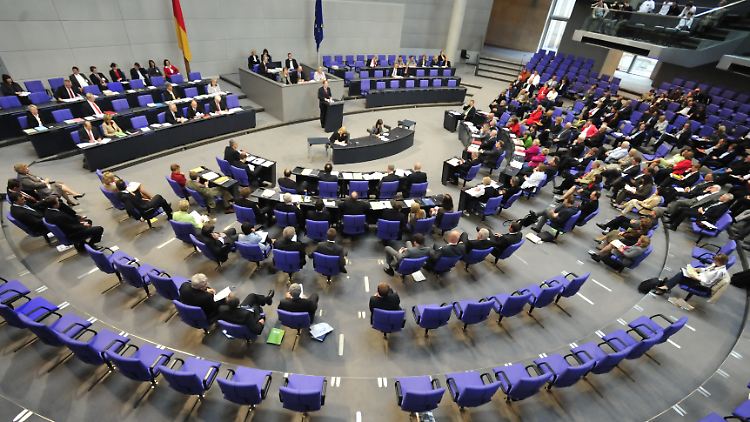 Blick in den Bundestag
