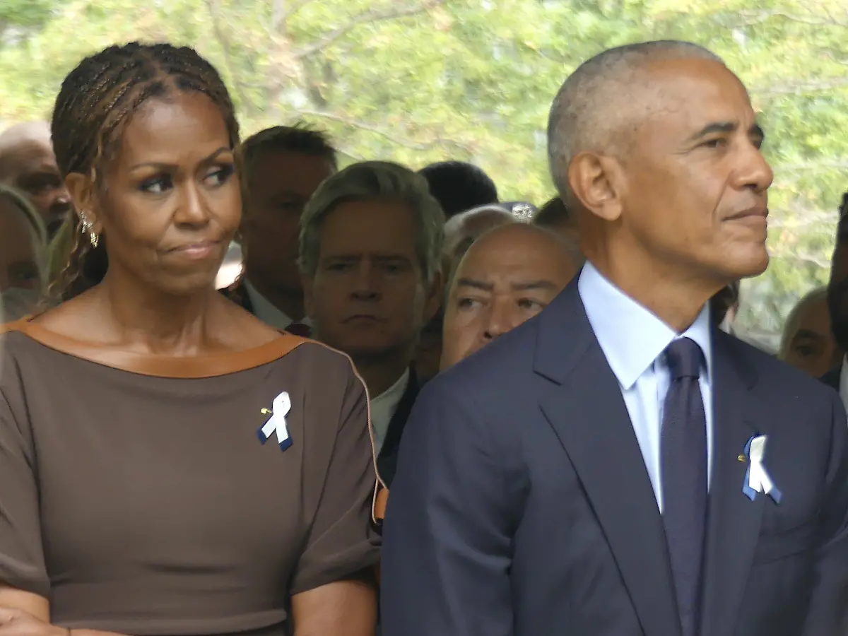 "Es wird immer schöner": Michelle und Barack Obama umschmeicheln sich zum Hochzeitstag