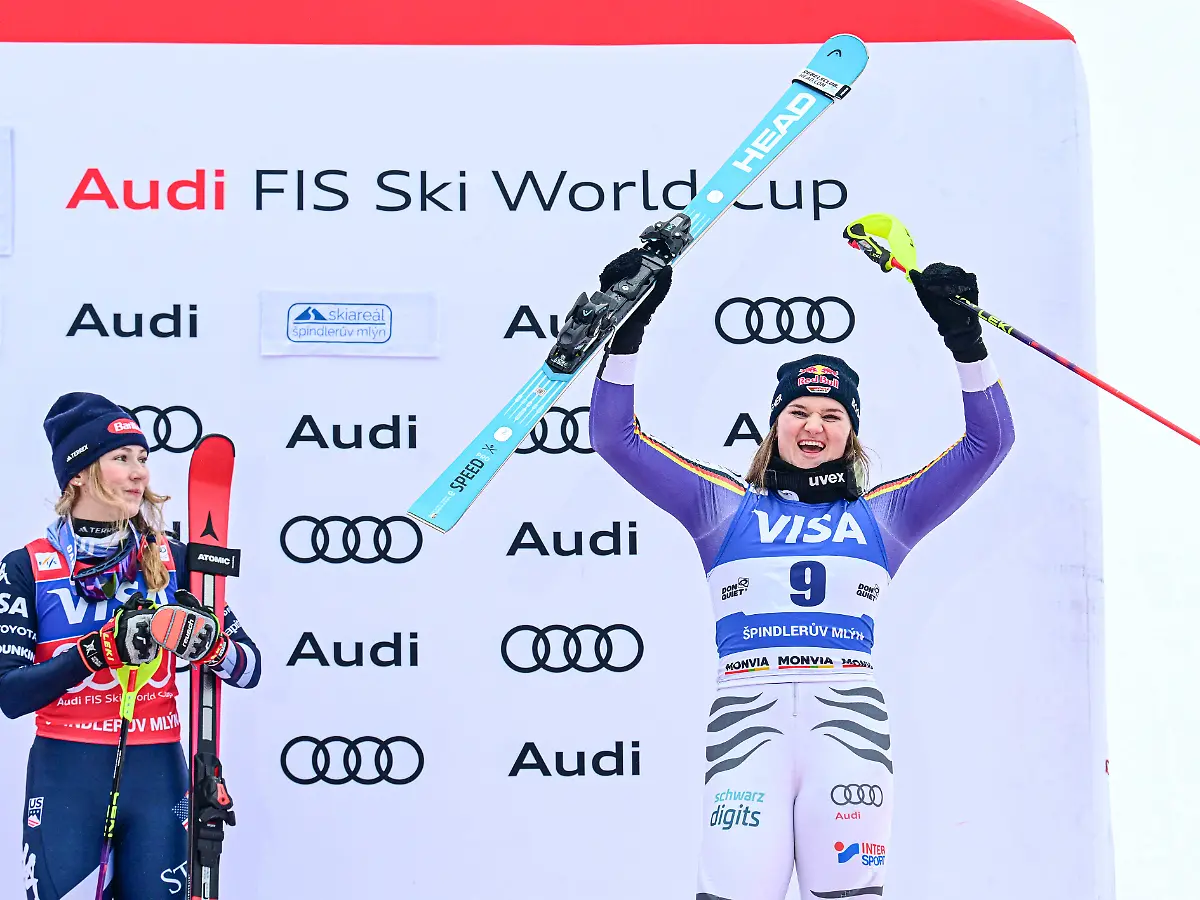 Halber Slalom-Verzicht: Skikönigin Mikaela Shiffrin verkündet gute Nachrichten für Emma Aicher
