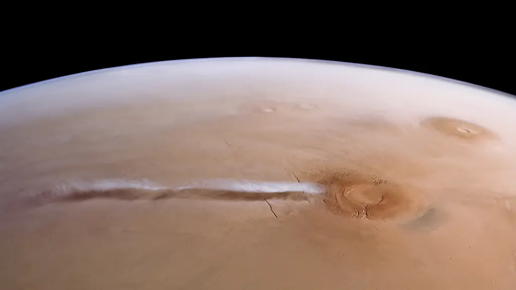 Kuriose Mars-Wolke