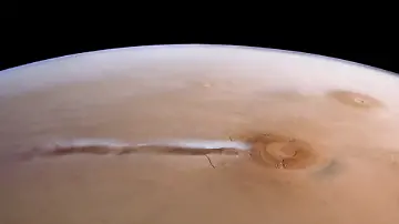 Kuriose Mars-Wolke
