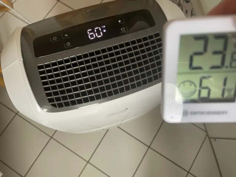Test-Luftentfeuchter-De´Longhi-starke-Entfeuchtung