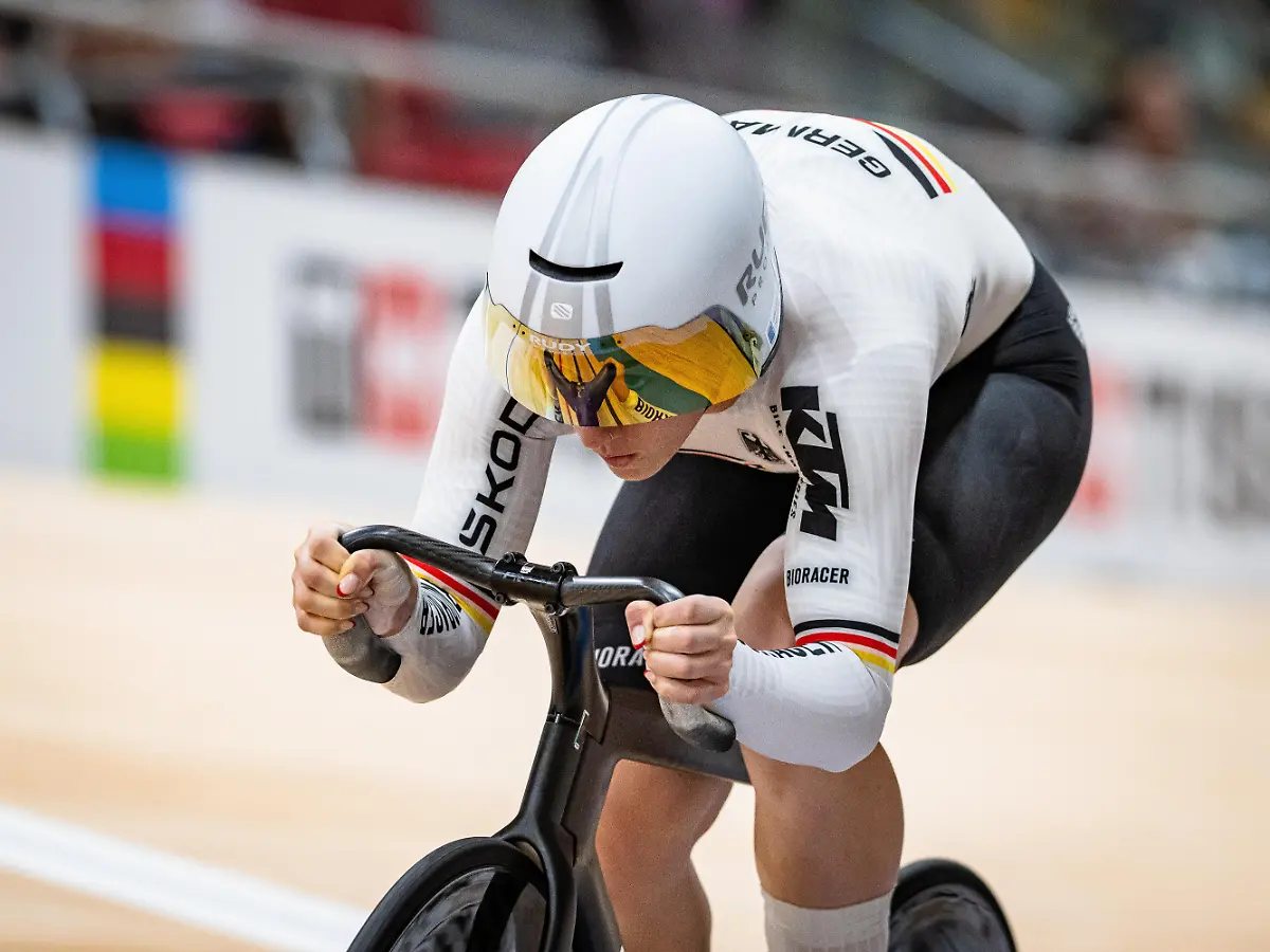 Bahnrad-WM: Grabosch holt Gold im Zeitfahren, Klein Bronze