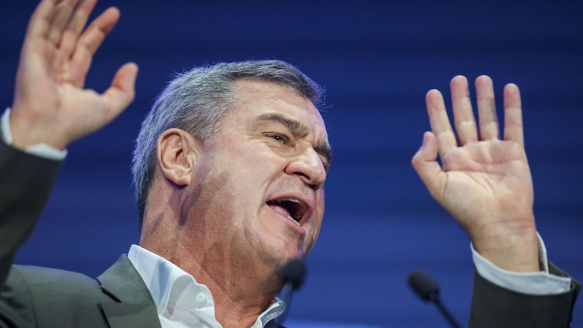 Clever appearance at the Young Union: Söder consistently fires past the ...