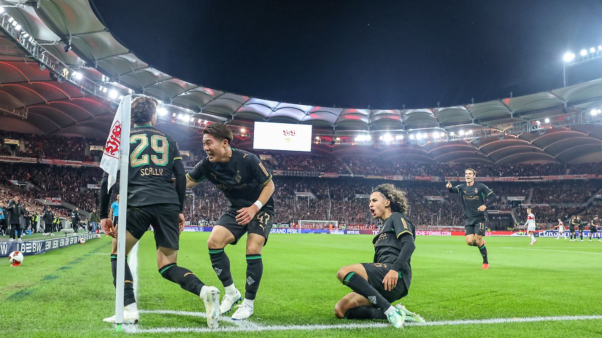 Torwart-Patzer und Hacken-Tor: Gladbach schafft Überraschung in Stuttgart - und wendet Negativ-Rekord ab