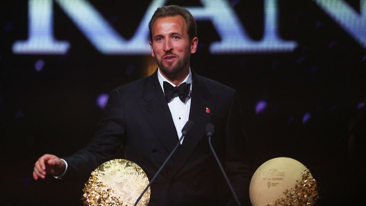 "Wow, wow, wow": Bayern-Star Harry Kane gewinnt den Ballon d'Or
