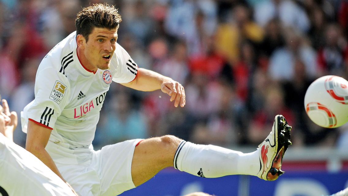 Wenigstes er ist erfolgreich: Mario Gomez, Fc Bayern München.