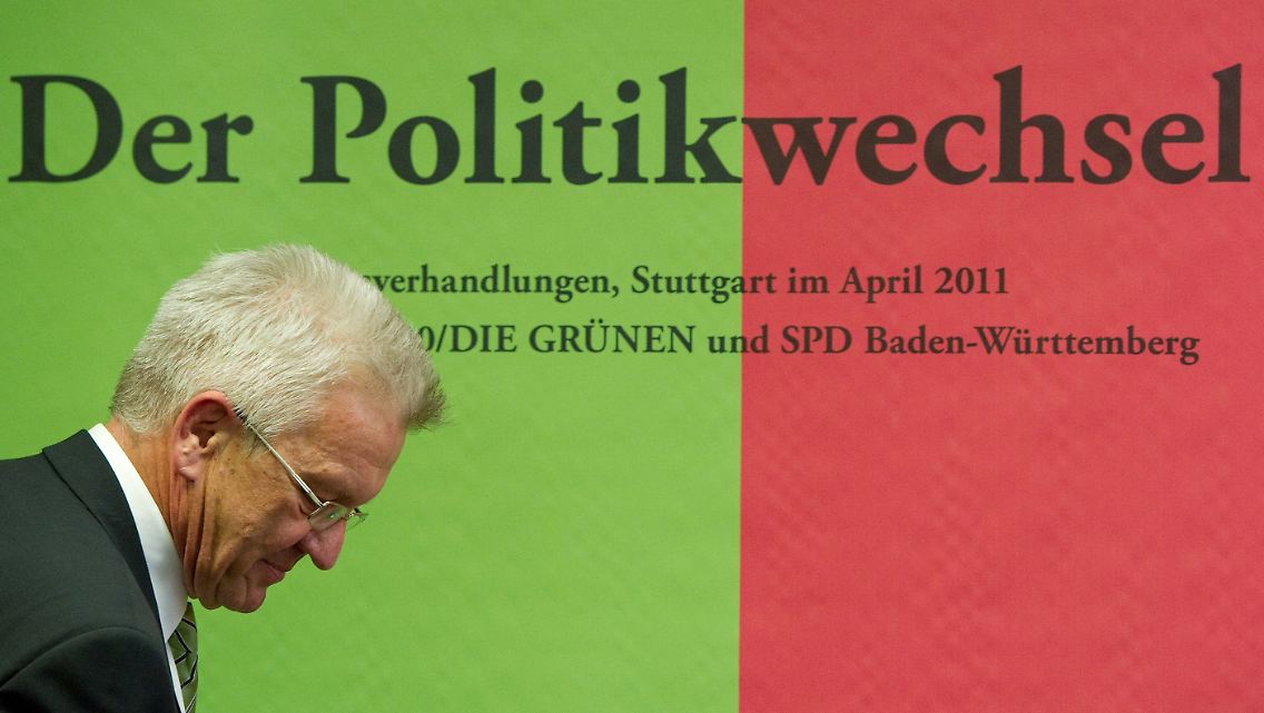 "Schritt für Schritt" zum Politikwechsel: Winfried Kretschmann.