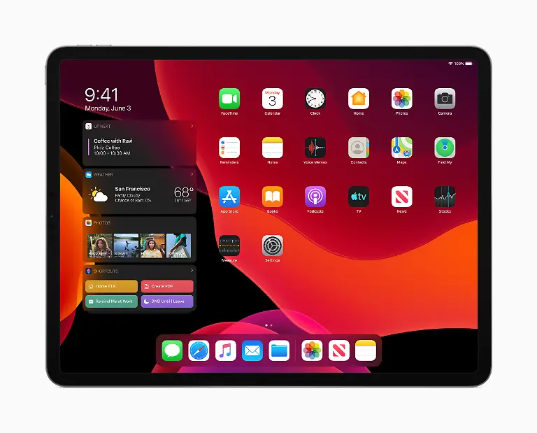 Apple-iPadOS-Today-View-Dark-Mode-060319