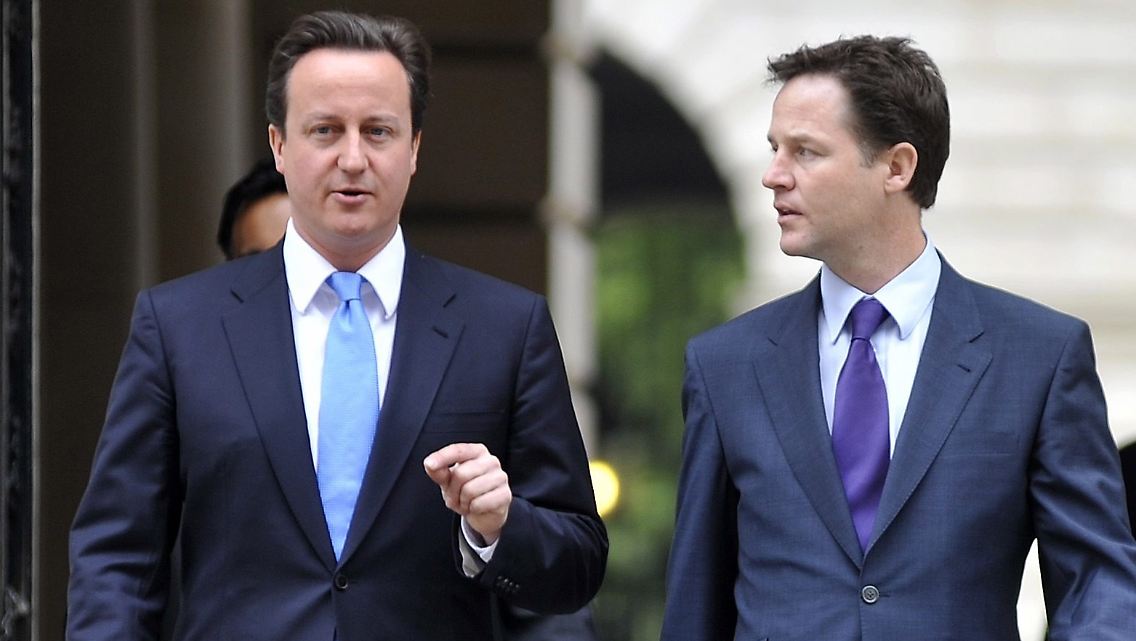 Einst gingen Cameron (l) und Clegg Seite an Seite.