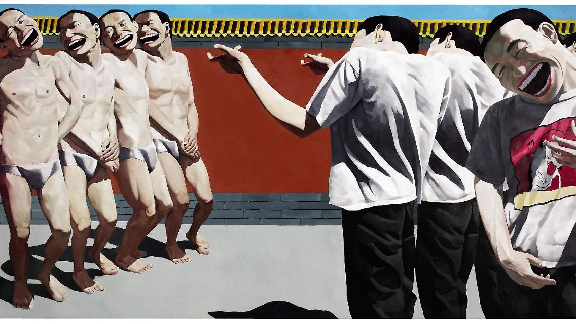 Das Bild "Exekution" des chinesischen Künstlers Yue Minjun von 1995 spielt auf das Massaker von 1989 an.