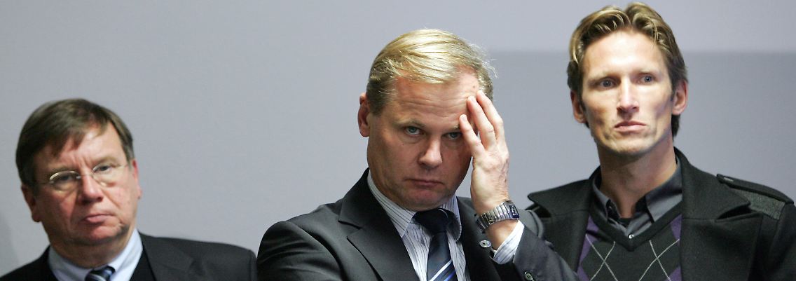 Ob sie wissen, was sie tun? Bielfelds Führungstrio, von links: Präsident Hans-Hermann Schwick, Schatzmeister Roland Kentsch, und Detlev Dammeier, Geschäftsführer Sport.