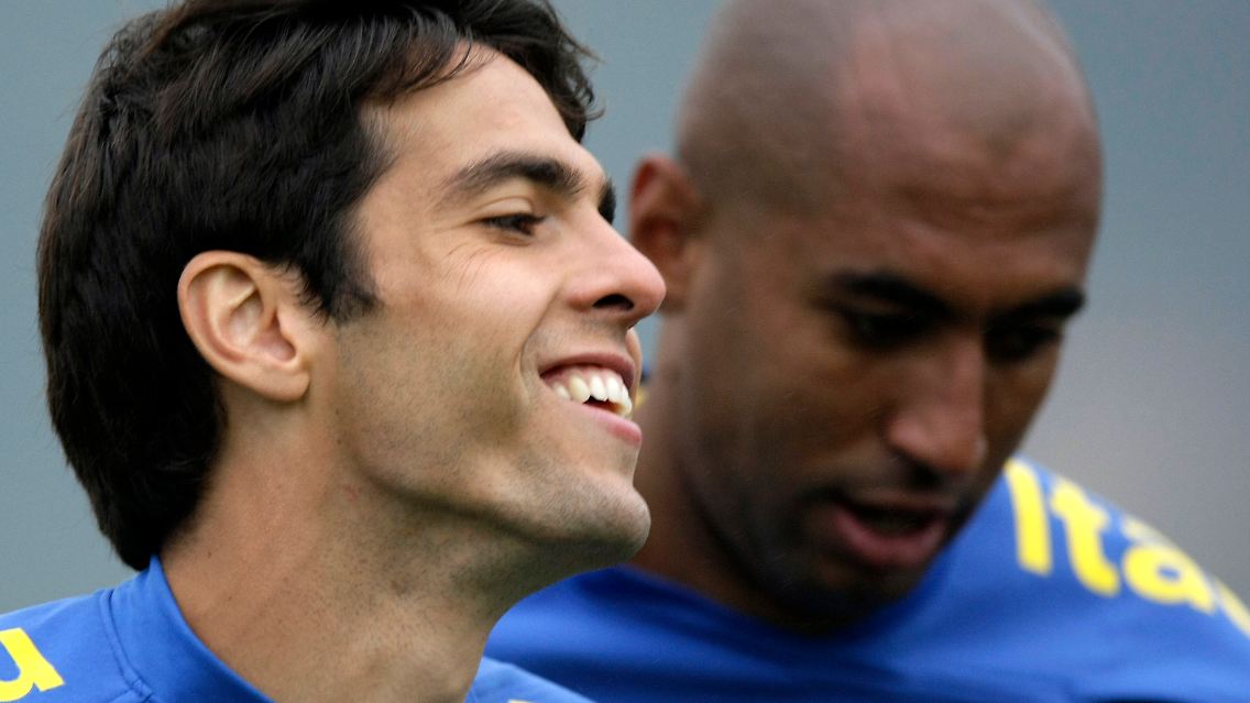 Doch nicht zu Real? Kaká, der sich gerade mit der brasilianischen Nationalmannschaft auf zwei Spiele in der WM-Qualifikation vorbereitet.
