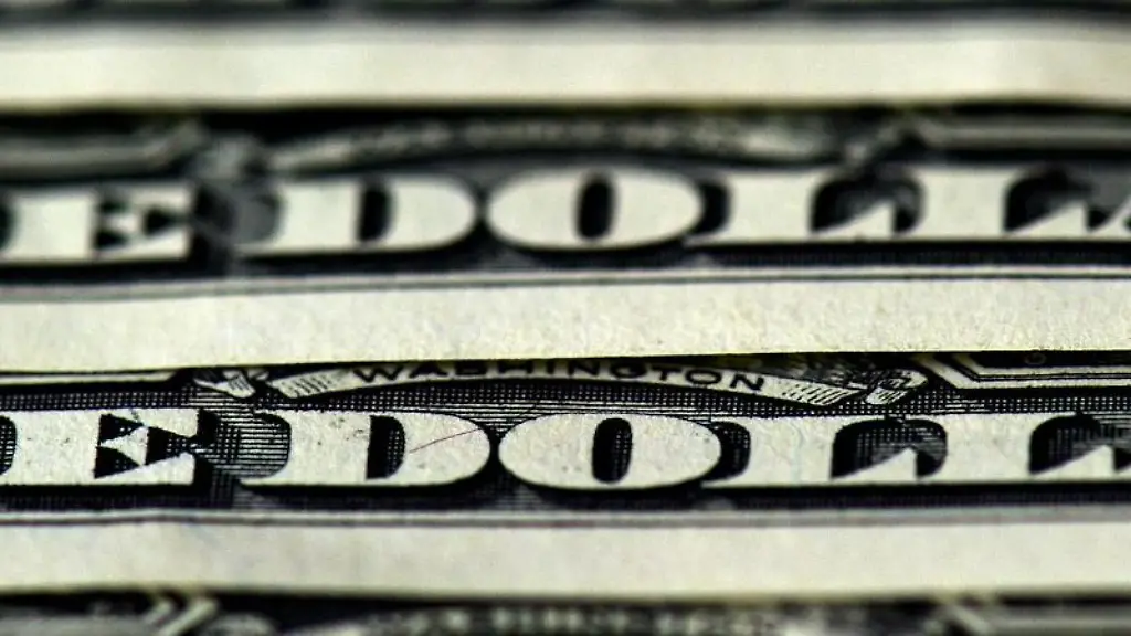 Mehrere-US-amerikanische-Geldscheine-mit-der-Aufschrift-One-Dollar-sind-zu-sehen