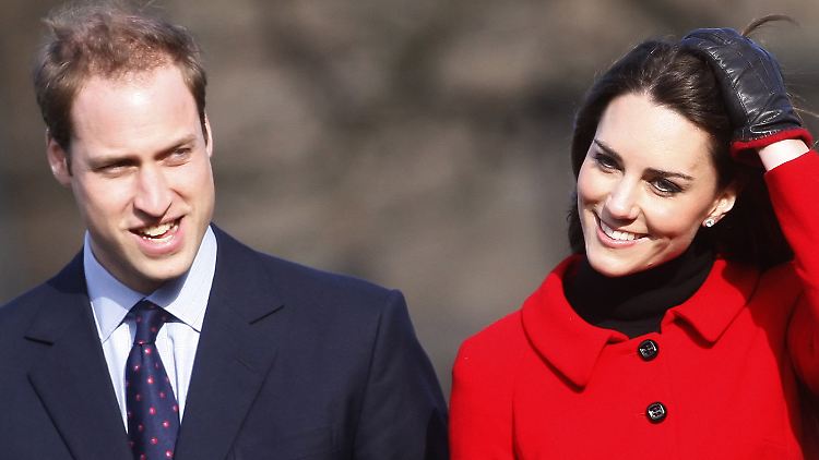 Vorsicht ist die Mutter der Porzellankiste: William und Kate.
