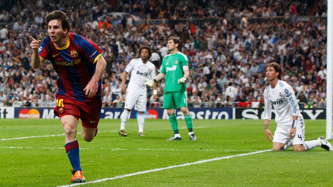 Der unglaubliche Lionel Messi erzielte gegen Real seine Saisontore Nr. 51 und 52.