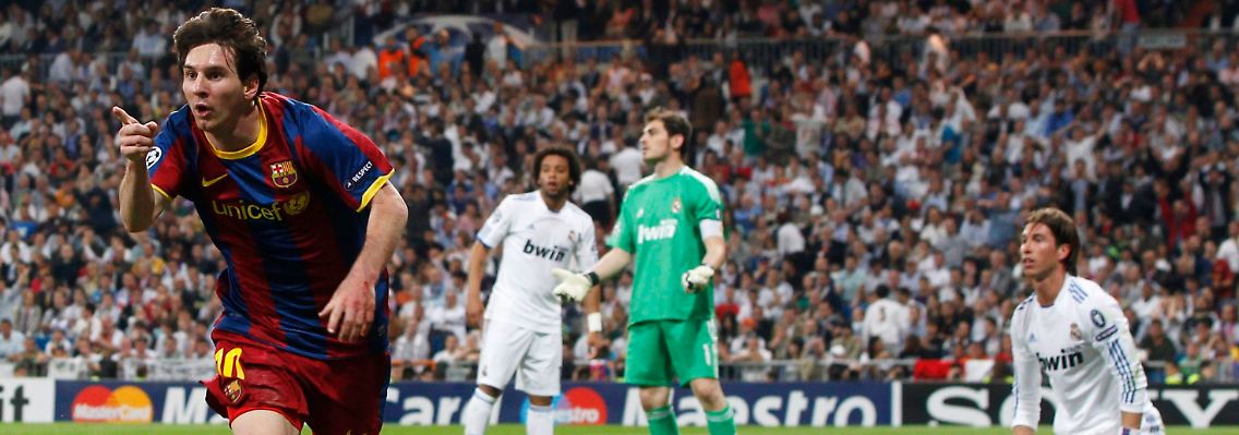 Der unglaubliche Lionel Messi erzielte gegen Real seine Saisontore Nr. 51 und 52.