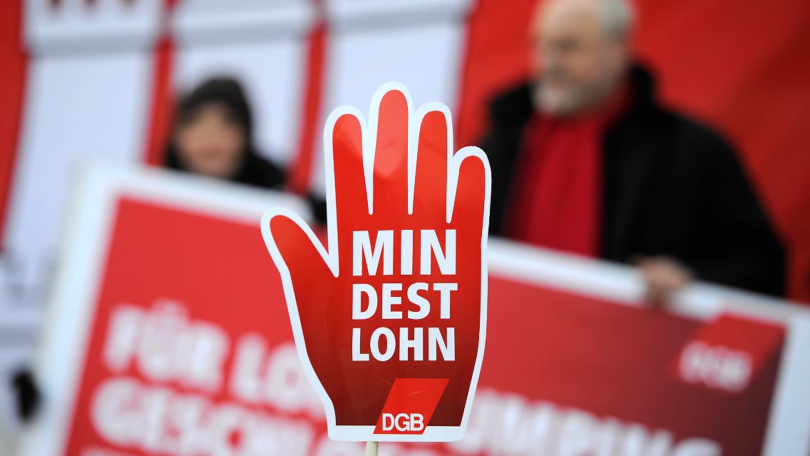 Der Mindestlohn ist eine der Kernforderungen der Gewerkschaften.