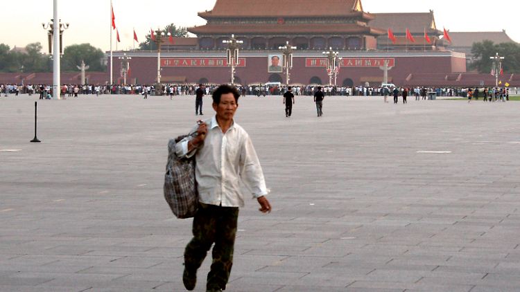 Nichts soll an das Massaker erinnern: Der Tiananmen-Platz am 4. Juni 2009.
