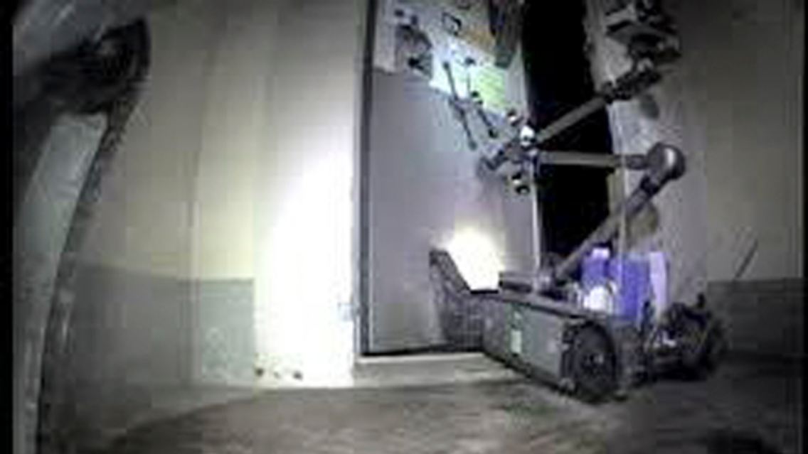 Ein "Packbot" bei der Arbeit.