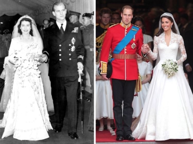 Andere dachten eher an das Kleid von Elizabeth II.