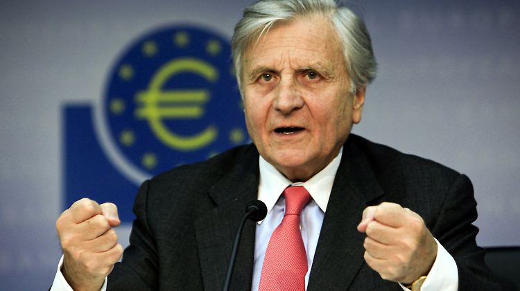 Mit starker Hand gegen die Krise: EZB-Chef Trichet