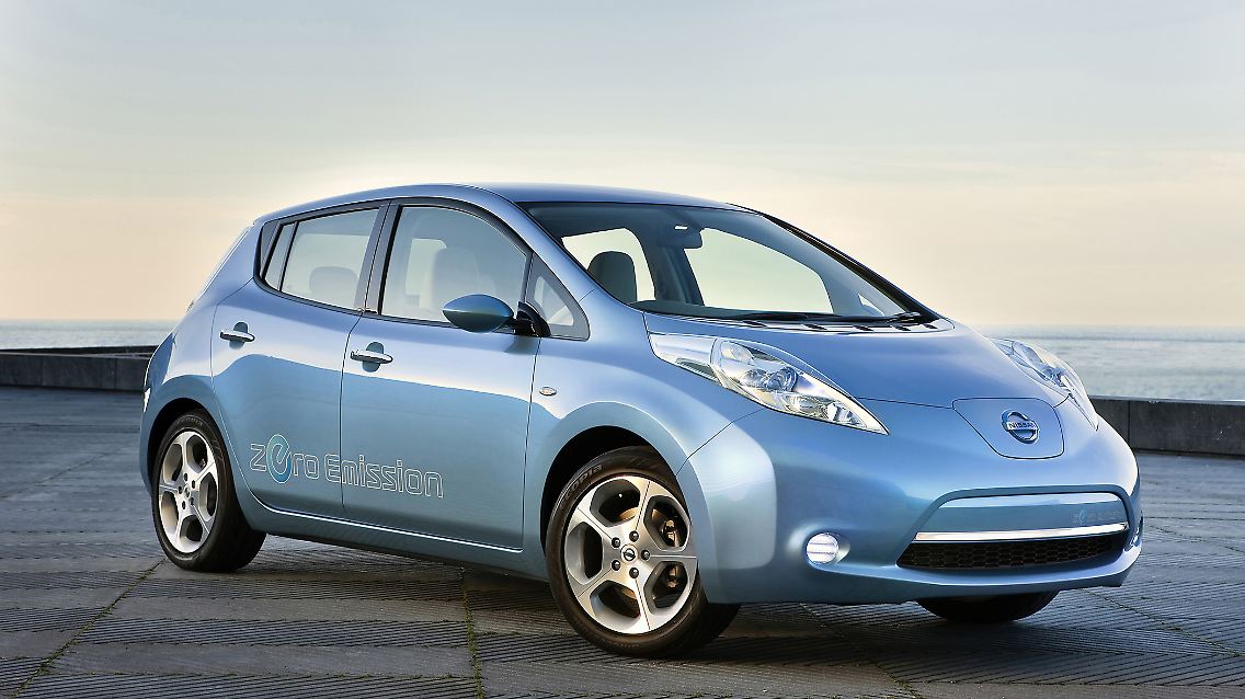 Der Nissan Leaf ist das erste reine Elektro-Großserienauto.